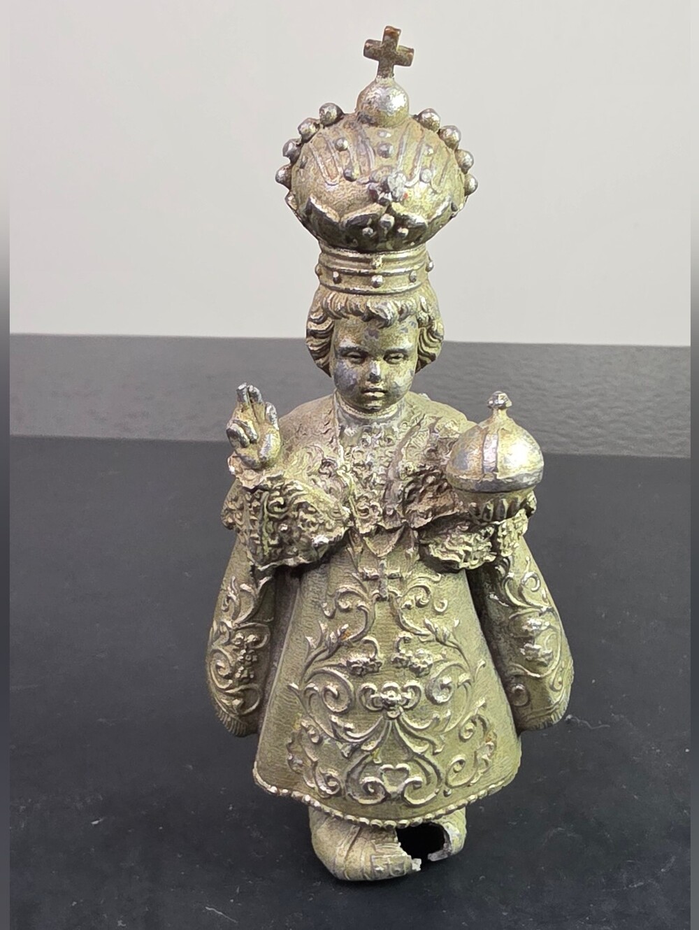 Vintage Devotional Figure Infant Jesus Of Prague